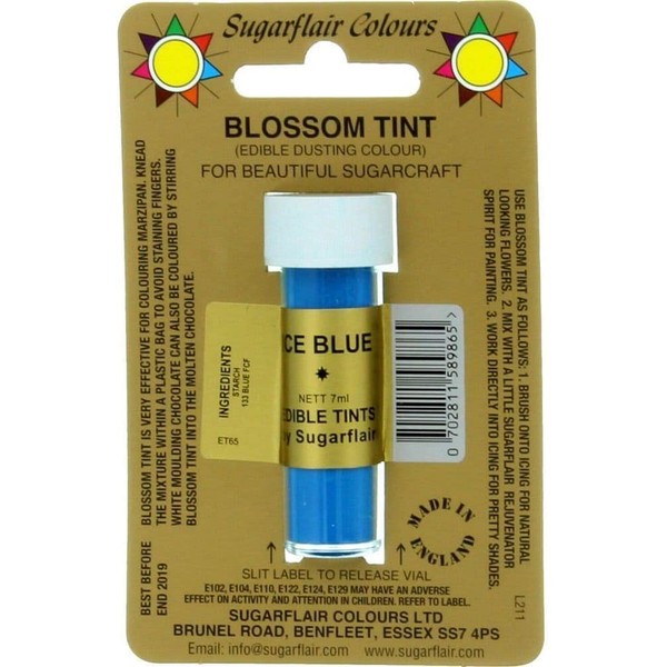 Sugarflair Blosom Tint Edible Dusting Powder - Ice Blue