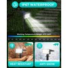 HGGH Solar Lights Outdoor Waterproof IP67, 60 LED 3 Lighting