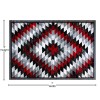 Flash Furniture Teagan 63.6" x 87.6" Diamond Olefin Fabric Area