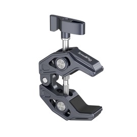 SMALLRIG Crab-Shaped Clamp with 1/4"-20, 3/8"-16 Locating Hole for ARRI, Payload 7.7lbs/3.5kg, for Most Photographic Accessories - 3755B