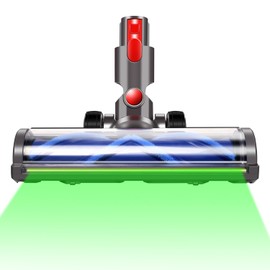 YSKMLOLP Replacement Of Brush Head Compatible With Dyson V7 V8 V10 V11 V15 Gen5, Turbo Floor Brush Head With Full Range LED Iight, Suitable For Hard Floors