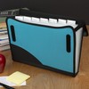 Five Star Expanding File Folder, 8-Pocket Expandable File Folder, Teal