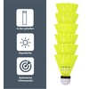 12 x Shuttlecocks, Yellow for Badminton: For Training and Competition