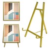 Metal Easel Plate Stands for Display,Mirror Easel Stand Picture Frame