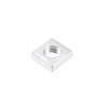 sourcing map Square Nuts, M4x7mmx2mm Zinc-Plated Metric Coarse Thread Assortment