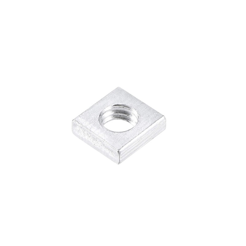 sourcing map Square Nuts, M4x7mmx2mm Zinc-Plated Metric Coarse Thread Assortment
