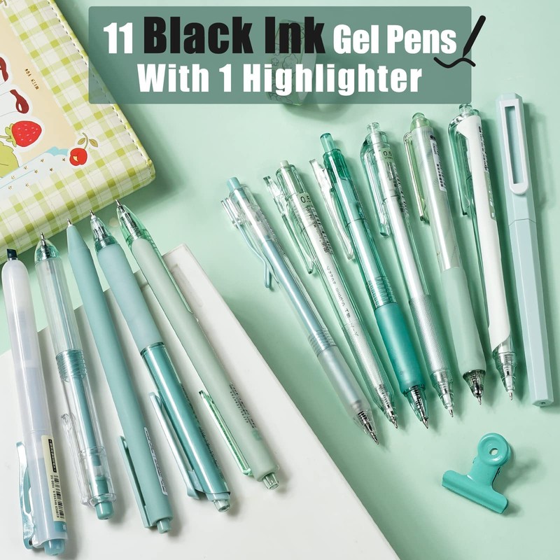 Four Candies 12Pack Pastel Gel Ink Pen Set, 11 Pack