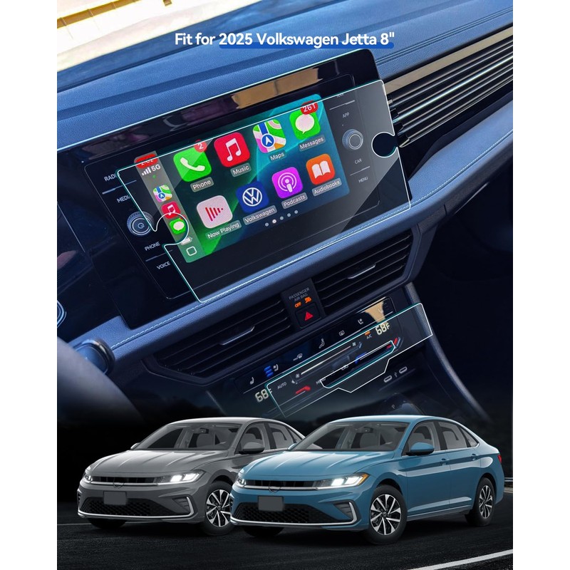 LANTU Car Screen Protector for Volkswagen Jetta 2025 S/SE/SEL/R-Line Accessories
