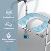 Deewow Raised Toilet Seat with Handles