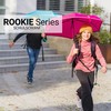 Knirps Children's Pocket Umbrella Rookie Reflective with Reflective Border Flamingo