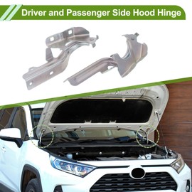 HOPESPANNER No.654016CA0A Hood Hinges for Nissan Altima 2019-2024 Silver Tone Front Driver and Passenger Side Front Bonnet Bracket Iron 1 Pair