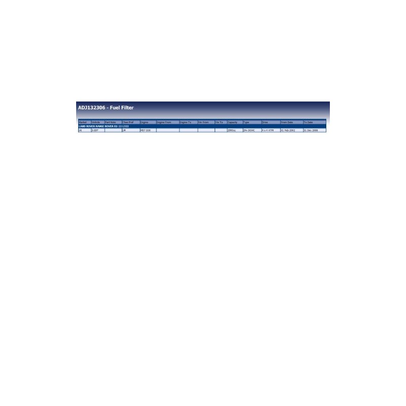 Blue Print ADJ132306 Fuel Filter