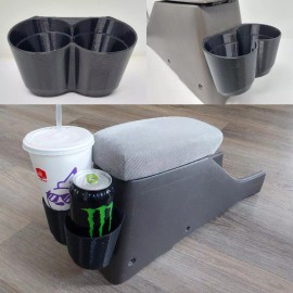 Gregparts LLC Dual Cup Holder 1994-2001 Acura DC Integra Arm Rest Cupholder armrest cups trim