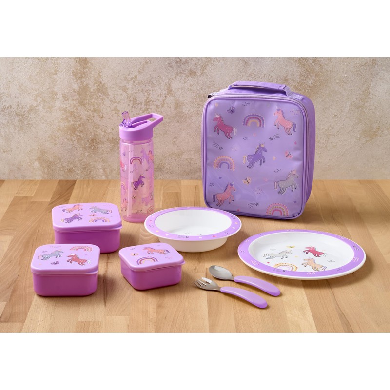 Nesting Snack Boxes, Set of 3 Including Straw Sipper, Tiny