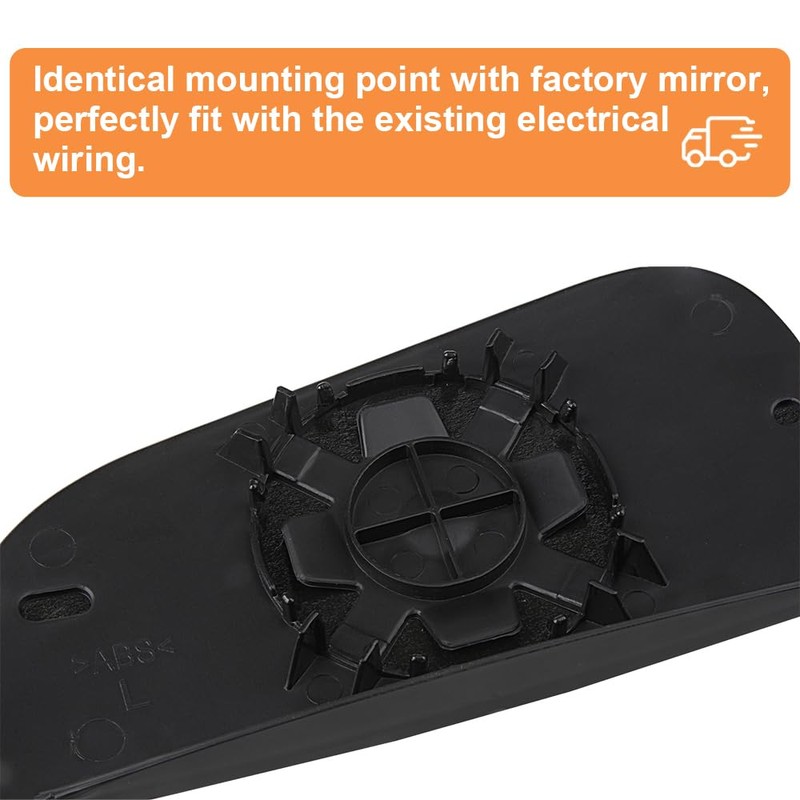Senzeal Driver Side Lower Mirror Glass Replacement for Dodge Ram