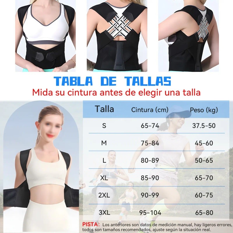 Faja Ortopdica Correctora De Postura Unisex Calidad
