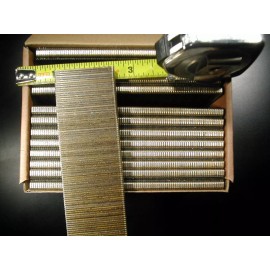 unicatch 18 gauge 1/4" Narrow Crown Staples 5000/bx Galvanized Chisel Point 1-1/2" long