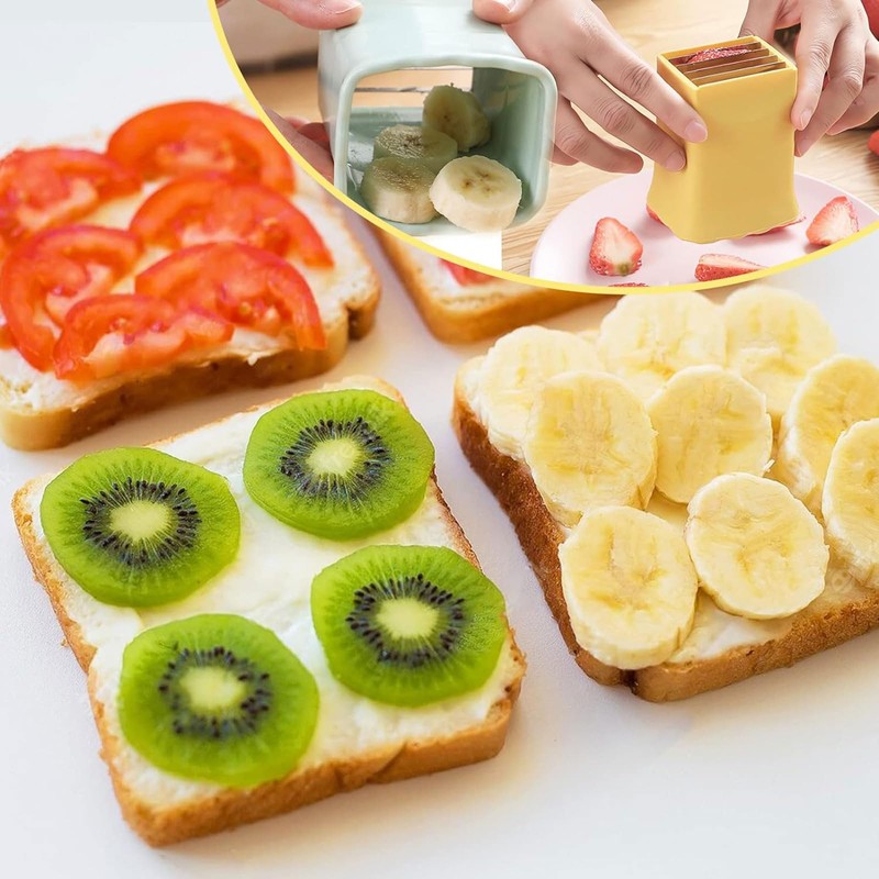 3 Pieces Cup Cutter, Cup Fruit Cutter - Cup Slicer
