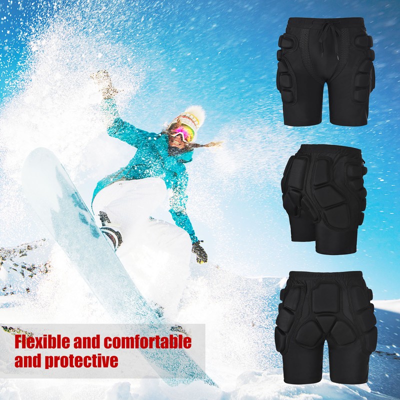 Snowboarding Protective Padded Shorts Skiing Hip Protector Padded Short for