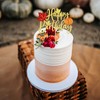 1 decoración para tarta de cumpleaños con diseño de calabaza,