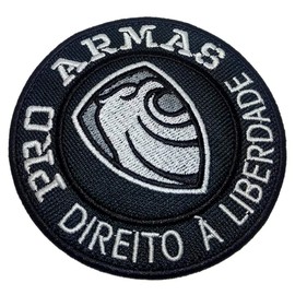 DPA006T 02 BR44 Por Armas Brasil Brazil Embroidered Patch to Uniform, Kimono, Vest Bike, Iron or Sew