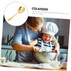 FUNOMOCYA Stainless Steel Colander Kitchen Sieve Slotted Spoon Set Dishwasher