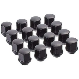 [TIPTOP] Bag Short Nut for Mini Vehicles (Black) Height 0.9 inches (23 mm), 16 Pieces, 19HEX M12xP1.25 N-54-16