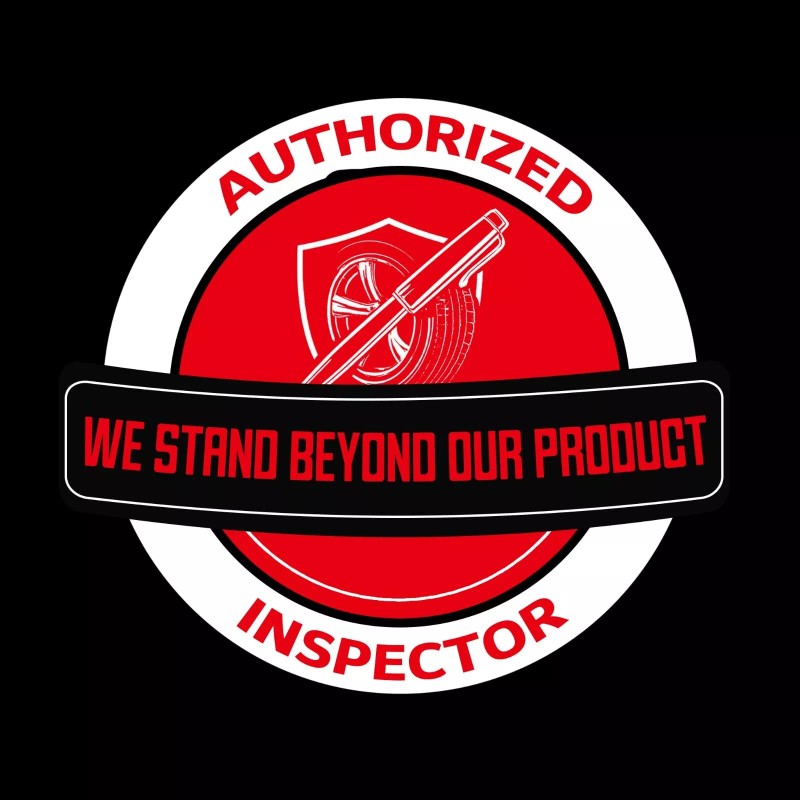 Annual Vehicle Inspection Label Sticker Aluminum FMCSA DOT 6" x