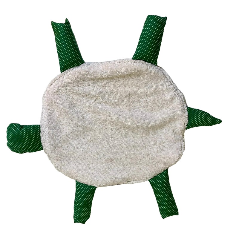 Kitchen Turtle Foot Floor Mop Handmade for small kitchen spills,