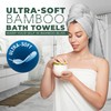 Towelogy Bamboo Extra Large Bath Towels (90x140cm, 1 Pack) -
