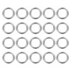 HARFINGTON 20pcs O Ring Buckles 1" (25mm) Zinc Alloy Electroplated