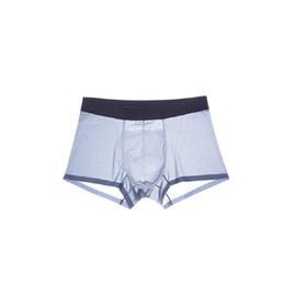 BMYALLEIB Group SELETED] Ropa interior transpirable de seda de hielo para hombre, absorbe el sudor, fitness, deportes, de secado rápido, Azul marino, 36-39