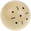 POFET Black Dot Mandun Large Billiard Practice Training Cue Ball