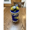 White LEMON CANISTER DOG/CAT TREATS CANISTER BLUE SKY CLAYWORKS CERAMIC