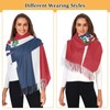 HOAIRONY Dominican Republic Flag Women's Scarf Shawl Cashmere Feel Scarves