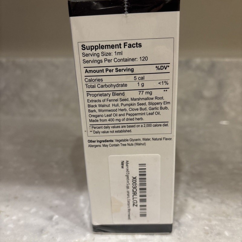 Herbal Cleanse & Digestive Advanced Intestinal Flora Support Herbal Drops