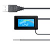 KETOTEK Digital Car Thermometer USB Thermometer -50°C to 110°C with