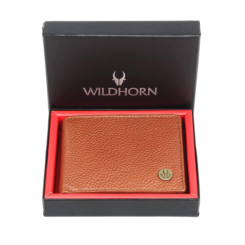 WILDHORN Leather Wallet, Tan