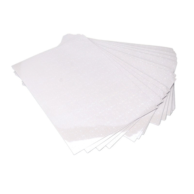 50 Sheets Holographic Cold Laminate Sheet Cuttable Waterproof Scratch Resistant