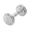 Engraved Silver Beaded Baby Rattle with Gift Box (Free Customization)