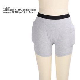 Elderly Hip Pad Protector Padded Shorts, Prevents Collision Hip Protection Man Safety Briefs for Old Man(XL)