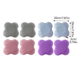 AIMALL 2PCS Yoga Kneeling Mat 7.87in Thick Knee Pad for Sports Fitness, Non-Slip Waterproof Cushion for Hand Elbow Support, Soft Portable Knee Protector