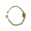 Kendra Scott Elaina Oval Multi Chain Bracelet Gold Plated/Rosegol