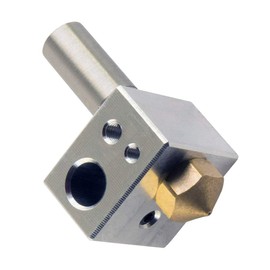 kweiny MK10 Hotend Kit para impresora 3D | Boquilla de latón M7 y garganta con tubo PTFE y bloque de calentador de aluminio | Versión mejorada con termistor M3 y M4