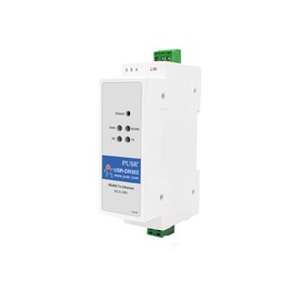 YAKZALAX DIN-Rail RS485 to Ethernet Converter RS485 to TCP/IP Server Module Modbus Gateway Network Transmission USR-DR302