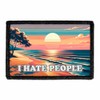 I Hate People - Beach| Hook and Loop Attach for