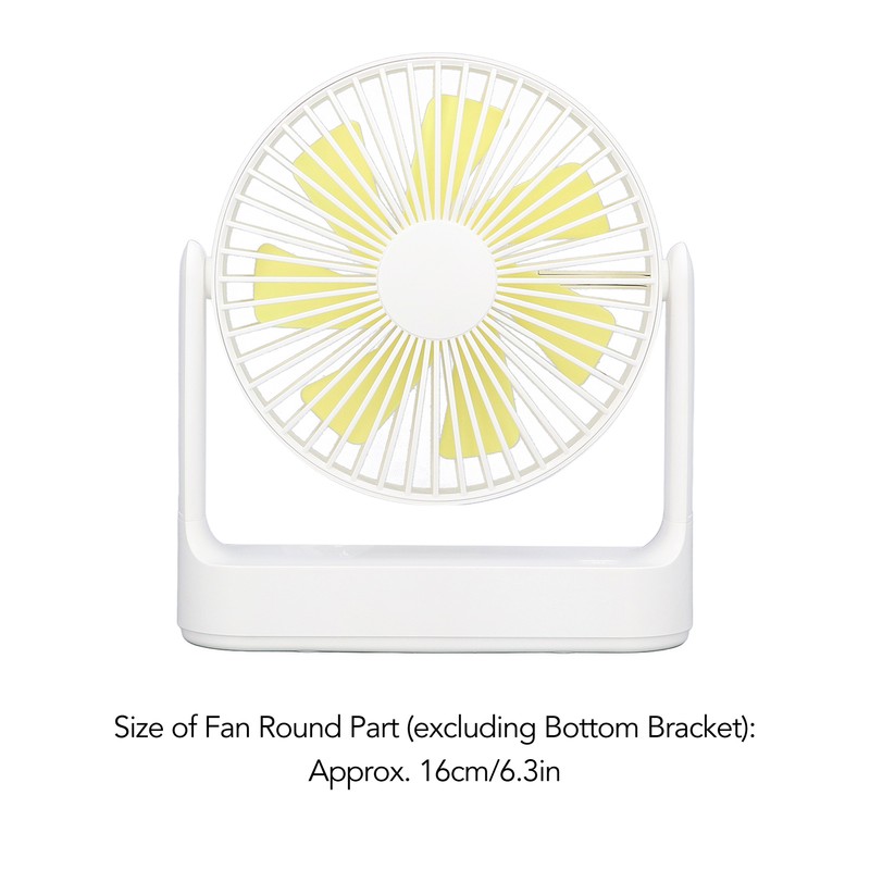 USB Desk Fan Wall Mounted Hanging Desk 3 in 1