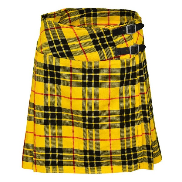 ARCTIC UNIQUE Ladies Knee Length Kilt Skirt 20" Length Tartan