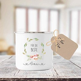 Manufaktur Liebevoll Mugs with [German Language] Printed Sayings and Gift Tags for Many Occasions / Gift Idea for Birthdays, Thank You and Christmas