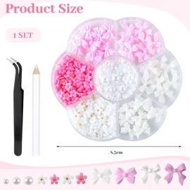 AstraGlam Butterfly Nail Art Charms Set - Colourful Nails Glitter Stones, Nails 3D, Nail Charms, Nail Design Accessories, Nail Charms for Creative Nail Art